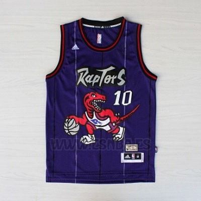 Camiseta Toronto Raptors DeMar DeRozan #10 Retro Violeta